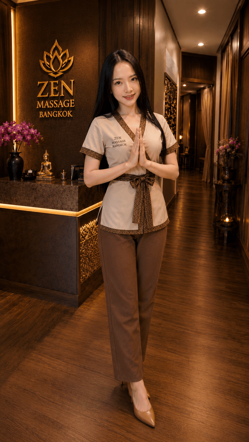 Aura, senior therapist at Zen Massage Bangkok