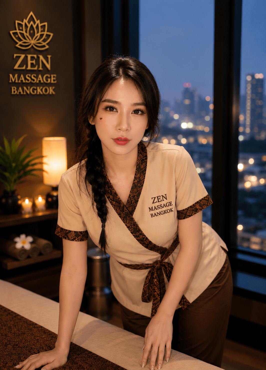 June — masseuse at Zen Massage